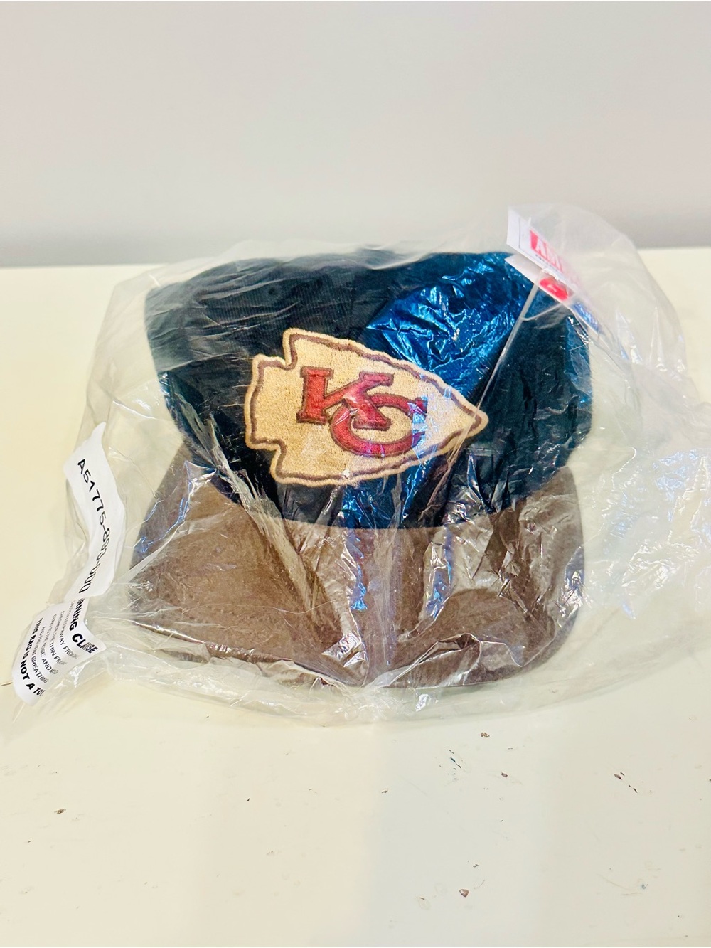 NFL Kansas City Chiefs Y2K American Needle Adj. Strapback Hat Wool Blend NWT
